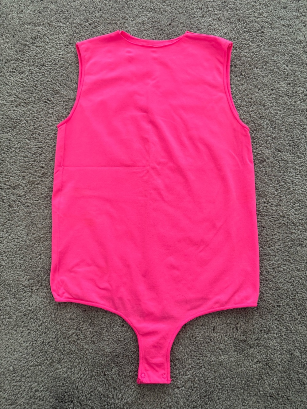 SKIMS Neon Pink Sleeveless Bodysuit
